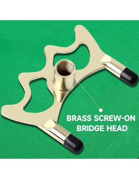 Cabezal de Puente Atornillable GSE para Billar - Metal Zinc