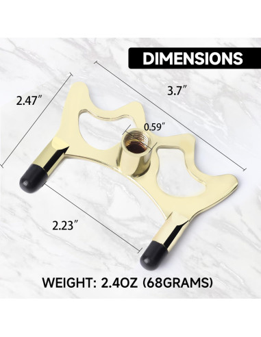 Cabezal de Puente Atornillable GSE para Billar - Metal Zinc