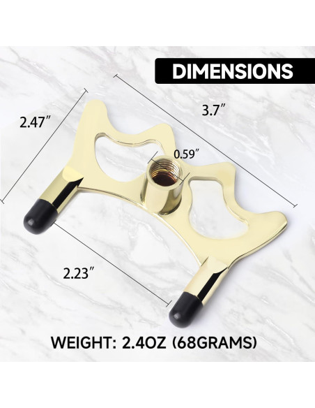 Cabezal de Puente Atornillable GSE para Billar - Metal Zinc