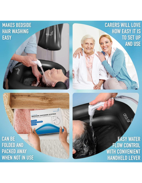 Bolsa de Ducha Portátil Circa Air 9.5L para Lavar Cabello