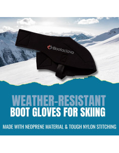 Cubiertas de Botas SkiSkootys Bootaclava Neopreno para Esquí 2