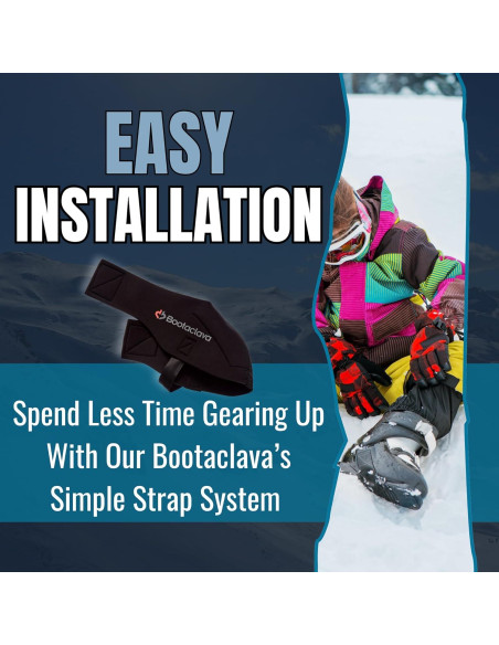 Cubiertas de Botas SkiSkootys Bootaclava Neopreno para Esquí
