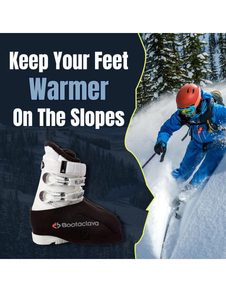 Cubiertas de Botas SkiSkootys Bootaclava Neopreno para Esquí