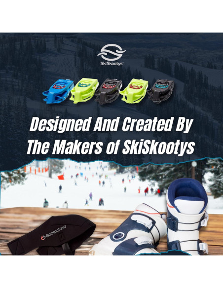 Cubiertas de Botas SkiSkootys Bootaclava Neopreno para Esquí