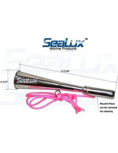 Silbato de Niebla Manual SeaLux Marine 20.3 cm Acero Inoxidable 2