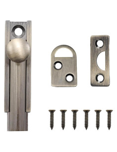 Cerrojo Deslizante de Latón Sólido 51mm Bronce Antiguo Adyoney