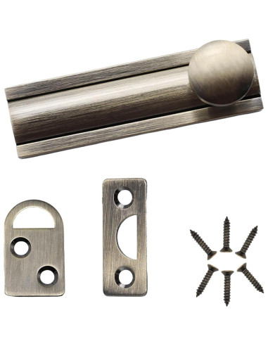 Cerrojo Deslizante de Latón Sólido 51mm Bronce Antiguo Adyoney