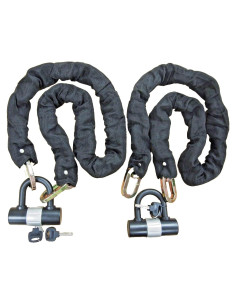 Juego de 2 Cadenas de Seguridad 48" con Candados Genérico
