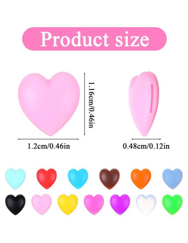 30 Pares Sujetadores de Gafas Silicona Antideslizante Heclia