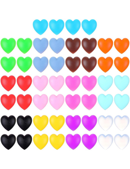 30 Pares Sujetadores de Gafas Silicona Antideslizante Heclia