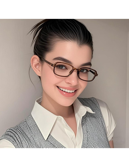 Gafas Bloqueadoras de Luz Azul WHHJM Cuadradas Unisex