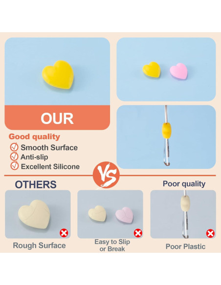 Agarraderas Antideslizantes para Gafas Alpinleux 22 Pcs Silicona