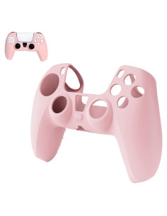 Funda de Controlador PS5 Rosa Peziang Silicona Antideslizante
