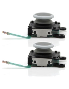Reemplazo Joystick Analógico 3D Blanco para PS Vita 2000 - 2 Pcs