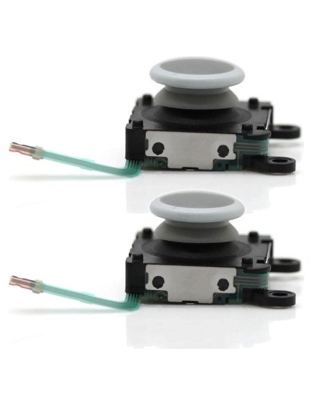 Reemplazo Joystick Analógico 3D Blanco para PS Vita 2000 - 2 Pcs