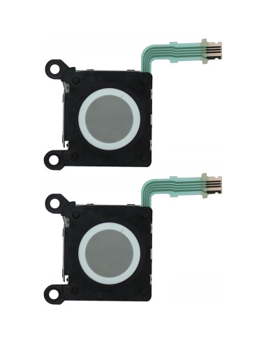 Reemplazo Joystick Analógico 3D Blanco para PS Vita 2000 - 2 Pcs