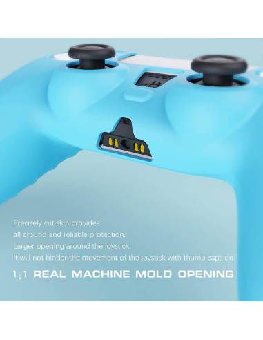Funda de Controlador PS5 Rosa Peziang Silicona Antideslizante
