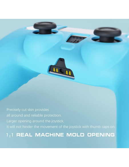 Funda de Controlador PS5 Rosa Peziang Silicona Antideslizante