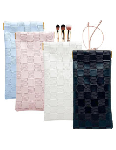 Estuche Suave para Gafas de Sol 4 Pcs Cuero Impermeable