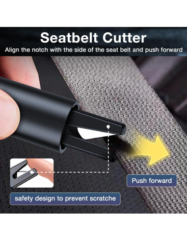 Cortador de Cinturón y Rompedor de Ventanas MOTORBUDDY 2-en-1