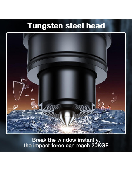 Cortador de Cinturón y Rompedor de Ventanas MOTORBUDDY 2-en-1