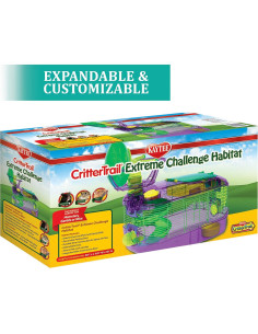 Hábitat para Hámsters Enanos Kaytee CritterTrail 50.8x29.2x45.7cm 2