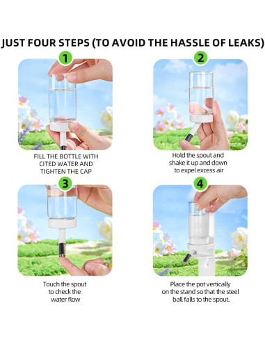 Botella de Agua para Hámster Marchul 120 ml Ajustable Blanca