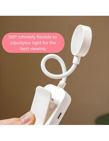 Luz de Lectura Roja Darlur - Paquete de 2, 3 Modos, Cuidado Ocular