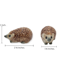 Soporte de Incienso Erizo Marrón Cerámica 5.7 cm BestySuperStore 2