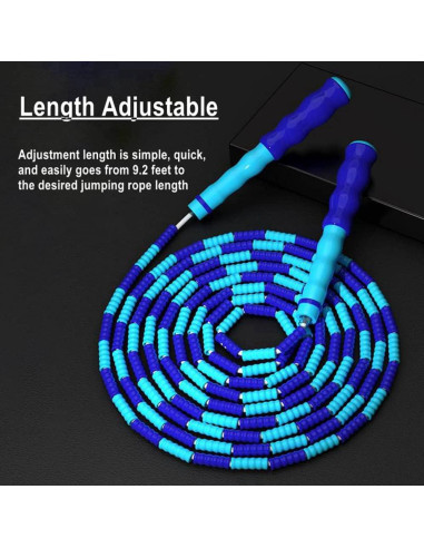 Cuerda de Salto Ajustable Mostsom 2.8m para Niños y Adultos