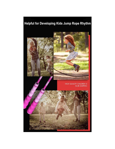 Cuerda de Salto Ajustable Mostsom 2.8m para Niños y Adultos