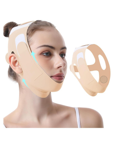 Moldeador de Mandíbula V-Line y Correa para Barbilla Ajustable