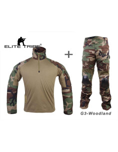 Traje Táctico Militar Emerson Gen3 Camisa y Pantalones Woodland 2