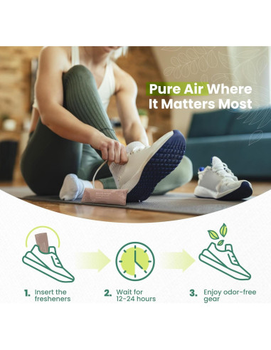 Insertos Desodorantes para Zapatos Roonin - Carbón Activado - Paquete de 2