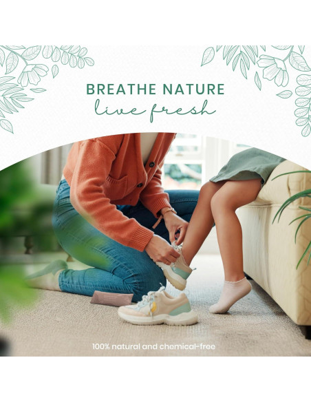 Insertos Desodorantes para Zapatos Roonin - Carbón Activado - Paquete de 2