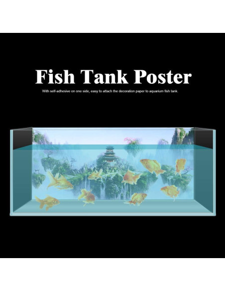 Póster para Acuario GLOGLOW 61x41cm PVC Impermeable Póster para Acuario GLOGLOW 61x41cm PVC Impermeable