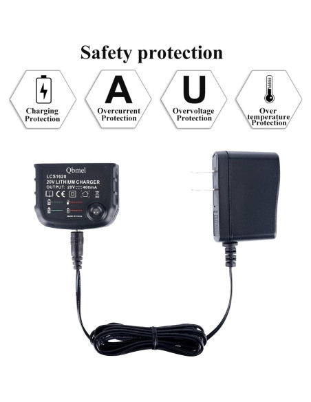 Cargador de Batería Li-Ion 20V Black+Decker LCS1620