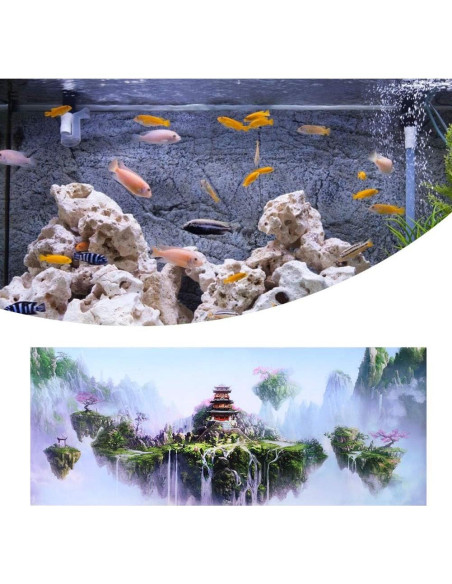 Póster para Acuario GLOGLOW 61x41cm PVC Impermeable Póster para Acuario GLOGLOW 61x41cm PVC Impermeable