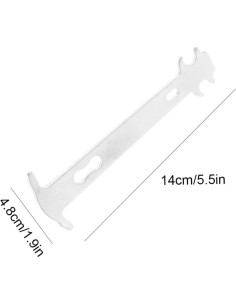 Indicador de desgaste de cadena de bicicleta Ckuakiwu acero inoxidable 2