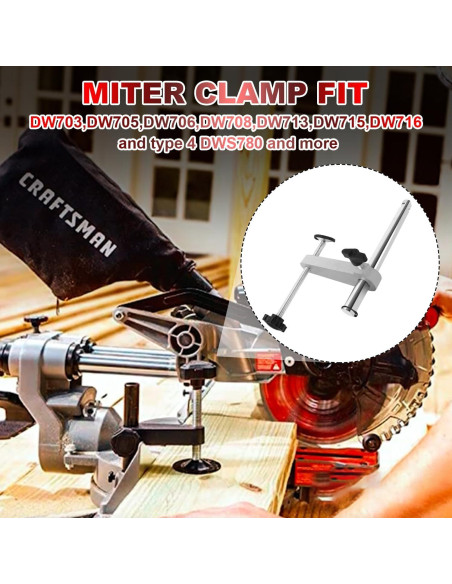 Abrazadera de Sierra Ingletadora Dewalt 630065-00 - Precisión y Seguridad