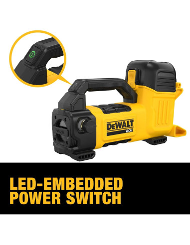 Bomba de Transferencia DEWALT 20V MAX, 10 GPM, Ligera y Potente