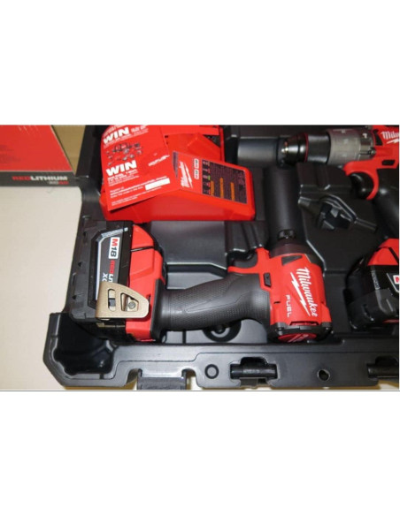 Kit Taladro Percusión y Destornillador Milwaukee 2997-22 7.31kg