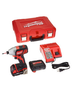 Destornillador de Impacto Milwaukee M18 1/4" 18V Kit