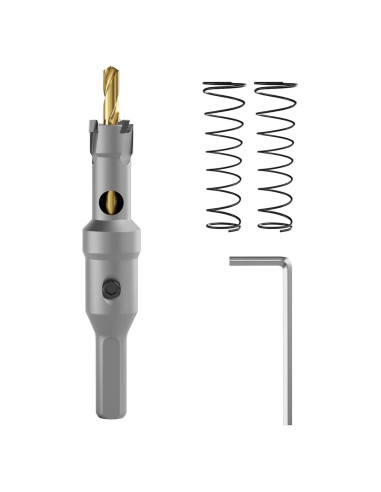 Sierra de Perforación de Carburo CSOOM 13mm para Metal y Madera