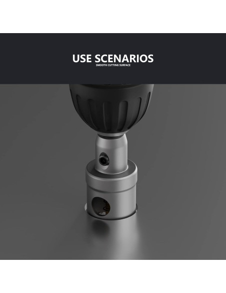 Sierra de Perforación de Carburo CSOOM 13mm para Metal y Madera