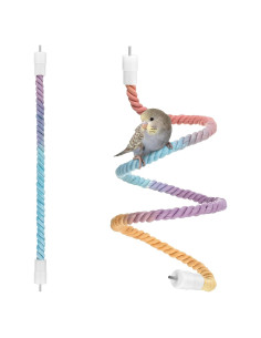 Perchas de Cuerda Colorida para Aves Skyygemm 41.5 y 120 cm