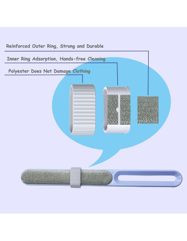 Cepillo Electroestático Autolimpiante Mlfklmkl para Pelo de Mascota