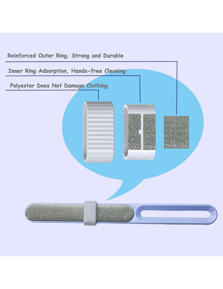 Cepillo Electroestático Autolimpiante Mlfklmkl para Pelo de Mascota