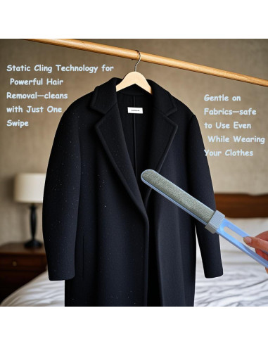 Cepillo Electroestático Autolimpiante Mlfklmkl para Pelo de Mascota