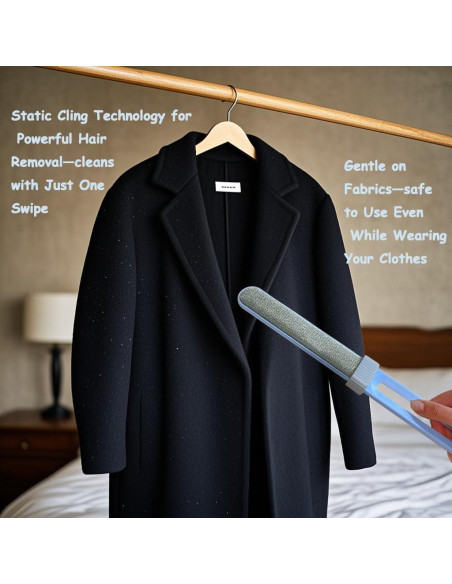 Cepillo Electroestático Autolimpiante Mlfklmkl para Pelo de Mascota